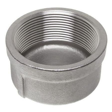 1/2 Cap Stainless Steel, Packaged